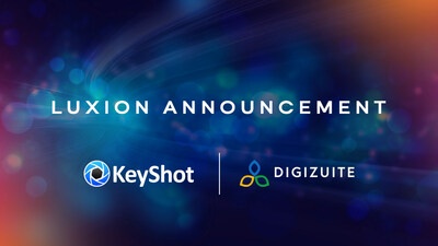 KeyShot and Digizuite logos announcing their combination