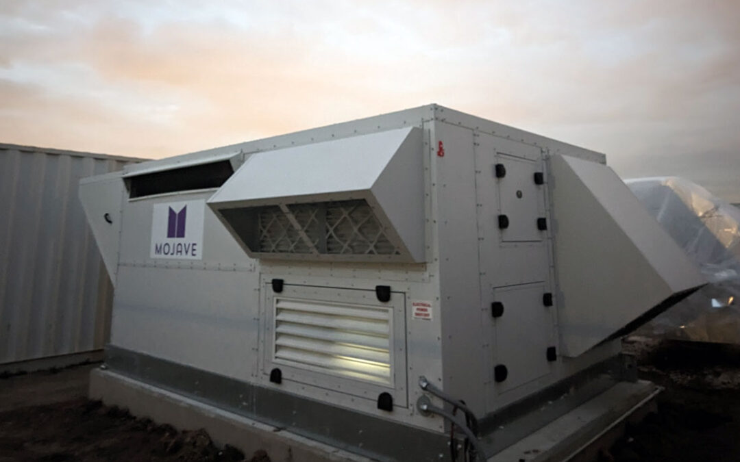 Mojave ArctiDry commercial rooftop HVAC unit at dusk