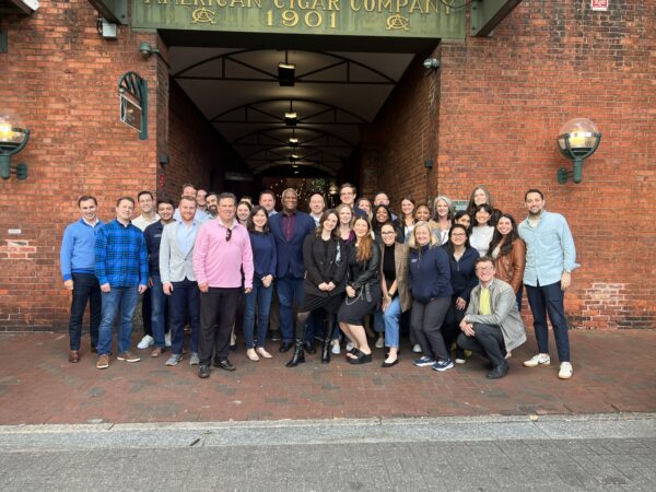 Monument Advocacy colleagues gathered at a 2023 team retreat