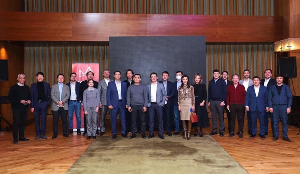Participants standing together at the presentation of MOST’s first venture fund