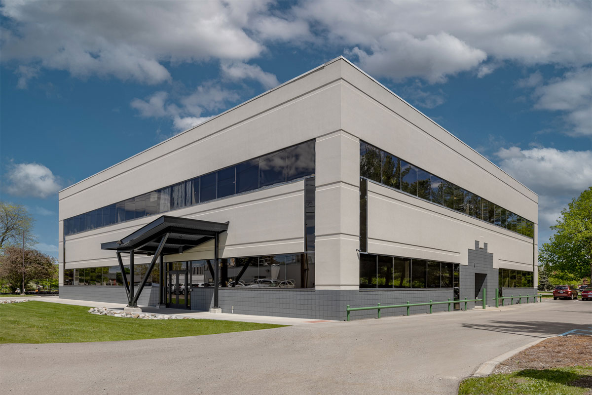 Exterior of the VanCamp Incubator in East Lansing