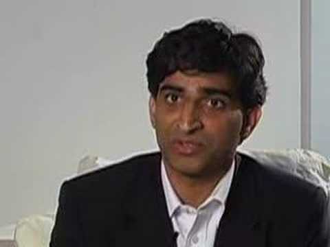 Murali Aravamudan speaking during an archival 2007 interview about vTap