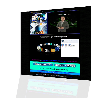 Archived promotional rendering of an earlier matriXurfers website