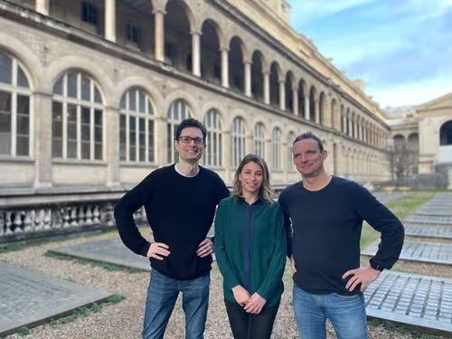 Nabla co-founders Martin Raison, Delphine Groll and Alexandre LeBrun