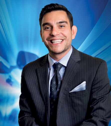 Nader Sadrzadeh in a suit during his Kionix years