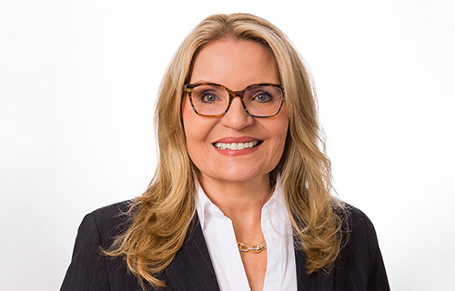 Nancy Scott in an official IntelePeer press portrait