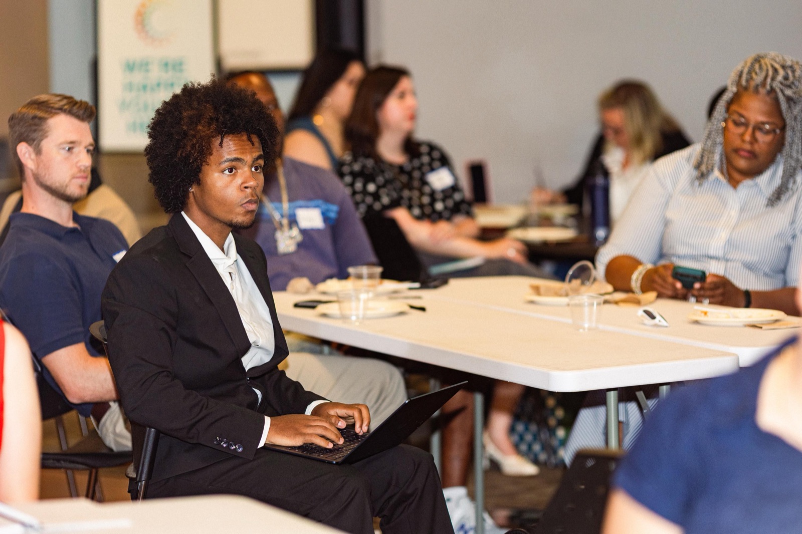 InFlight founders working together at Nashville Entrepreneur Center