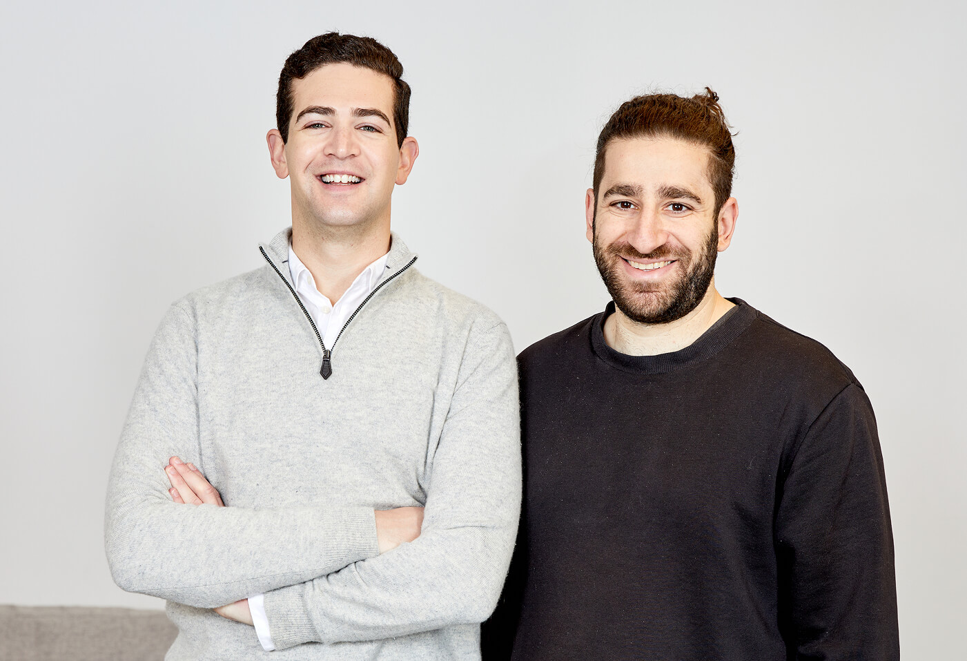 Natan Wise, co-founder and CEO of Conduit Health, with co-founder Rocky Seftel.