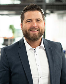 Nathan Putnam in a university portrait