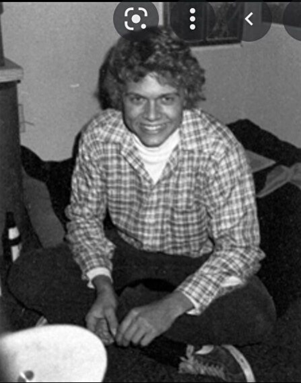 Historical black-and-white photograph of a young Nathan Thompson
