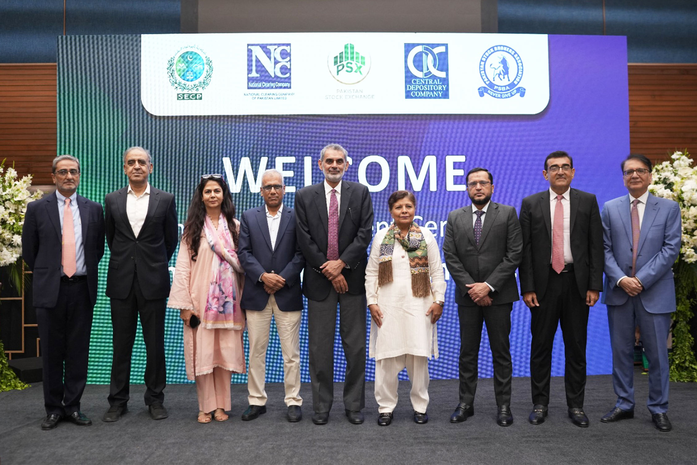 Capital-market representatives gather at PSX for the July 2025 T+1 settlement announcement