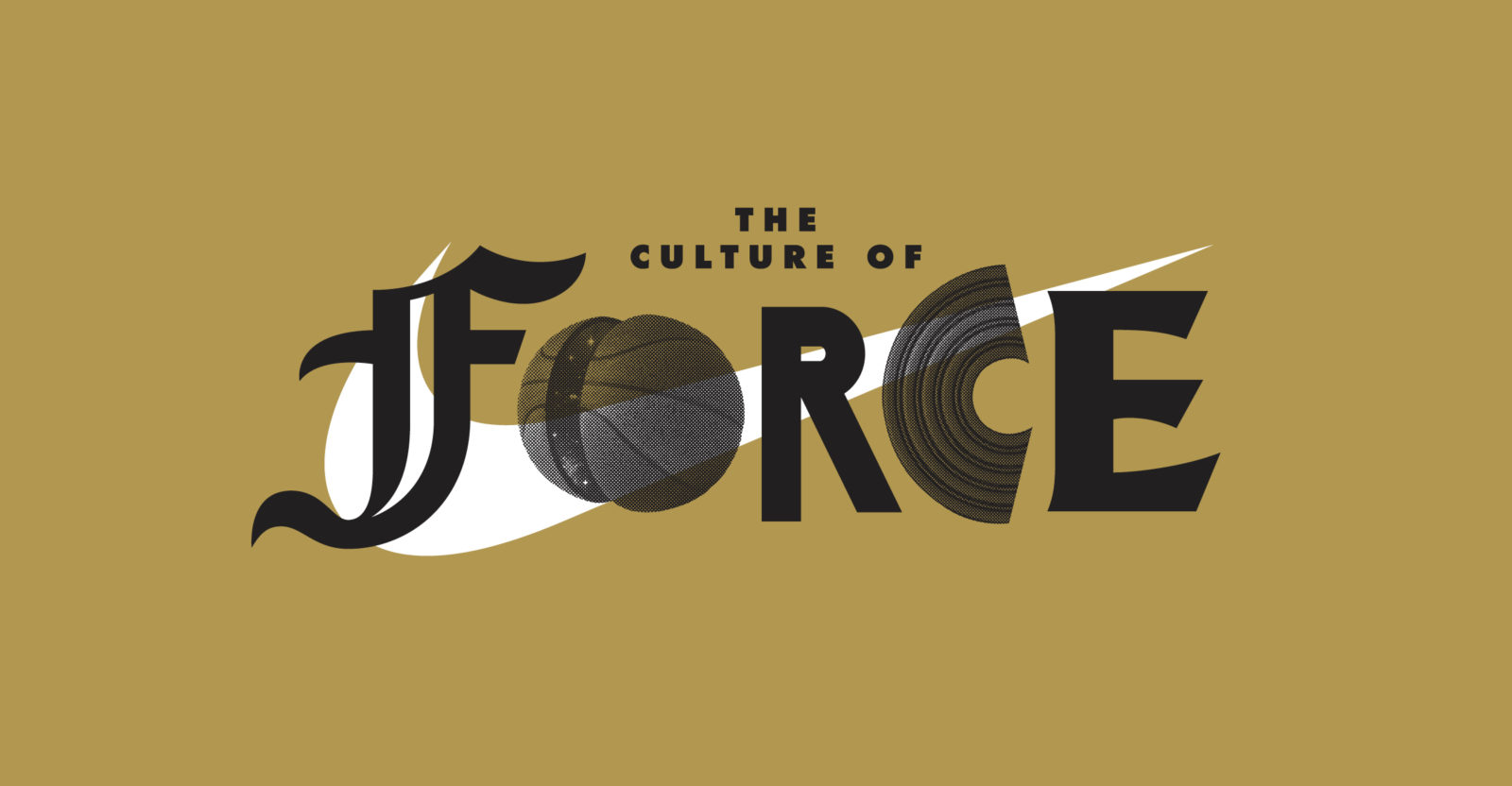 Nike Air Force 1 event installation with National Forest branding