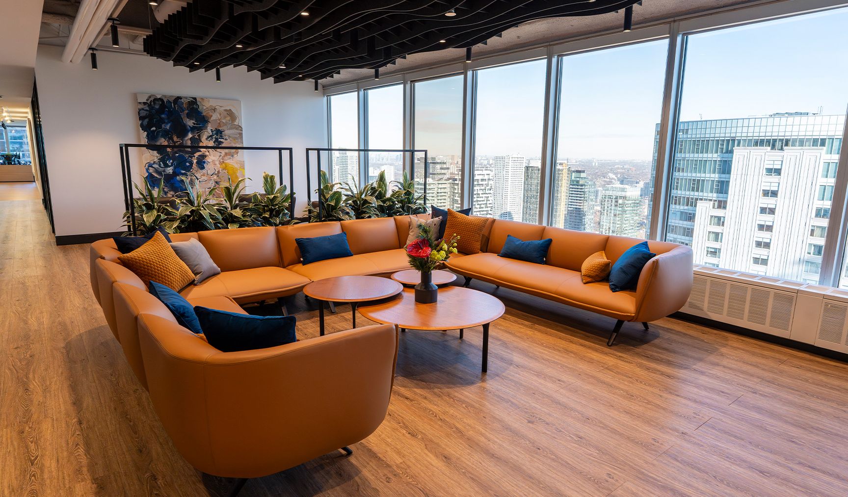 Navacord professionals collaborating in a bright office