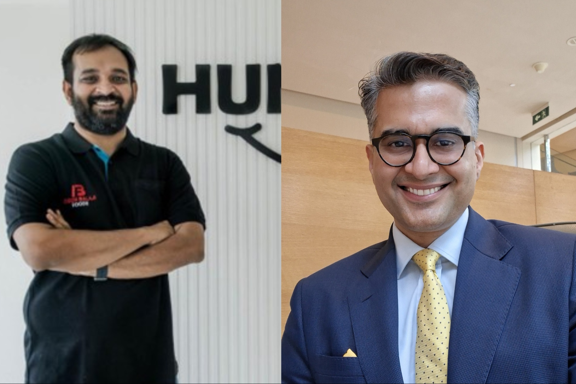 Neel Kotak, left, with Tarun Sharma of 360 ONE Asset