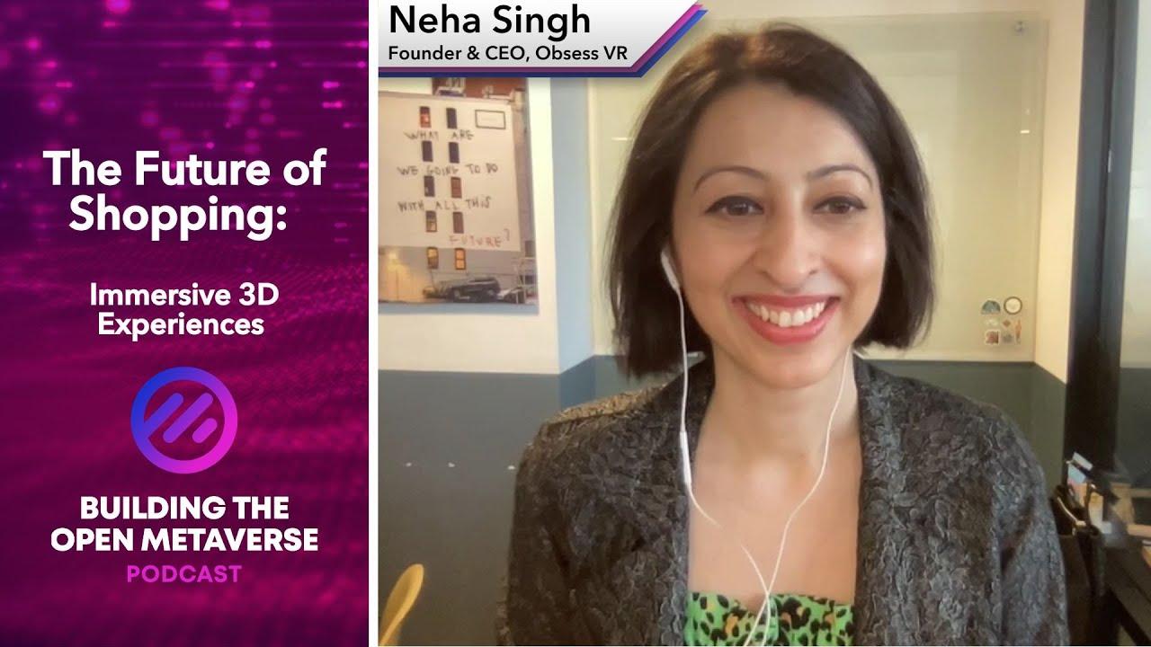 Neha Singh appearing in the published artwork for her Building the Open Metaverse interview