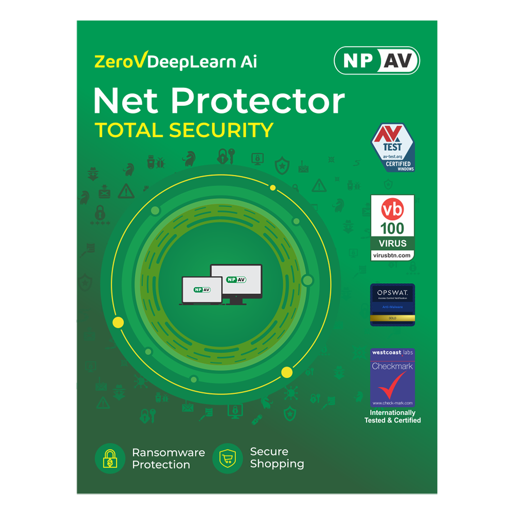 Net Protector Total Security green product packaging
