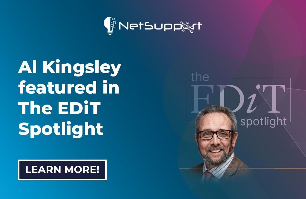 NetSupport CEO Al Kingsley featured in an education technology interview