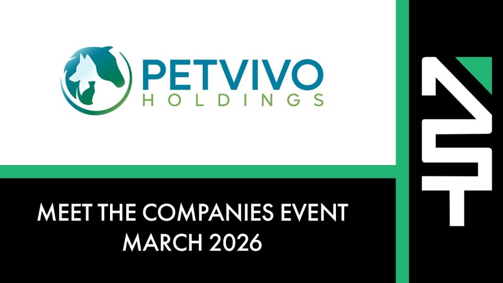 New to The Street graphic for a Meet the Companies event featuring PetVivo Holdings