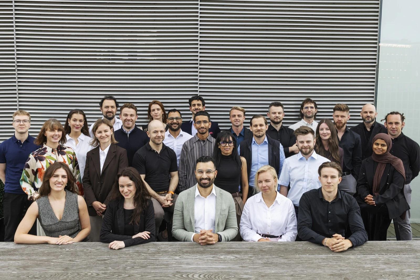The Newcode team gathered outside its Oslo office