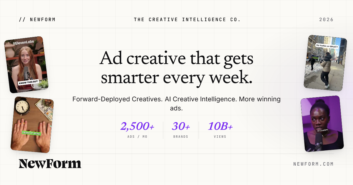NewForm - The Creative Intelligence Co.