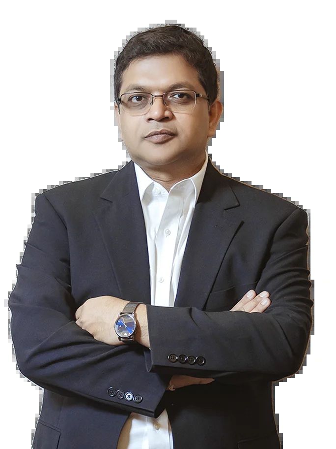 NextGen Invent founder and CEO Deepak Mittal, wearing a dark suit