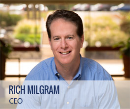 Nexxt founder and CEO Rich Milgram in a blue shirt