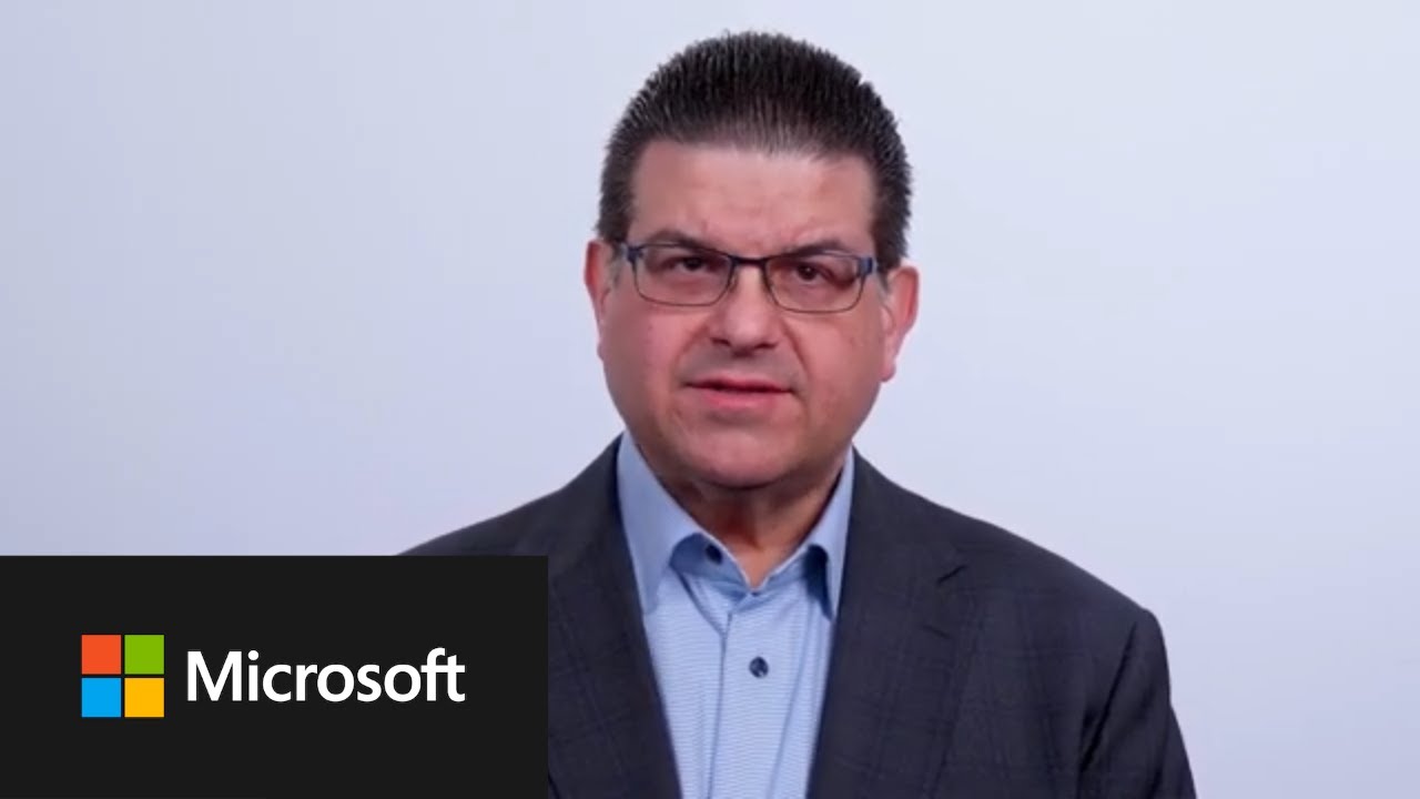 Nicholas Stamos speaking in a Microsoft Security interview