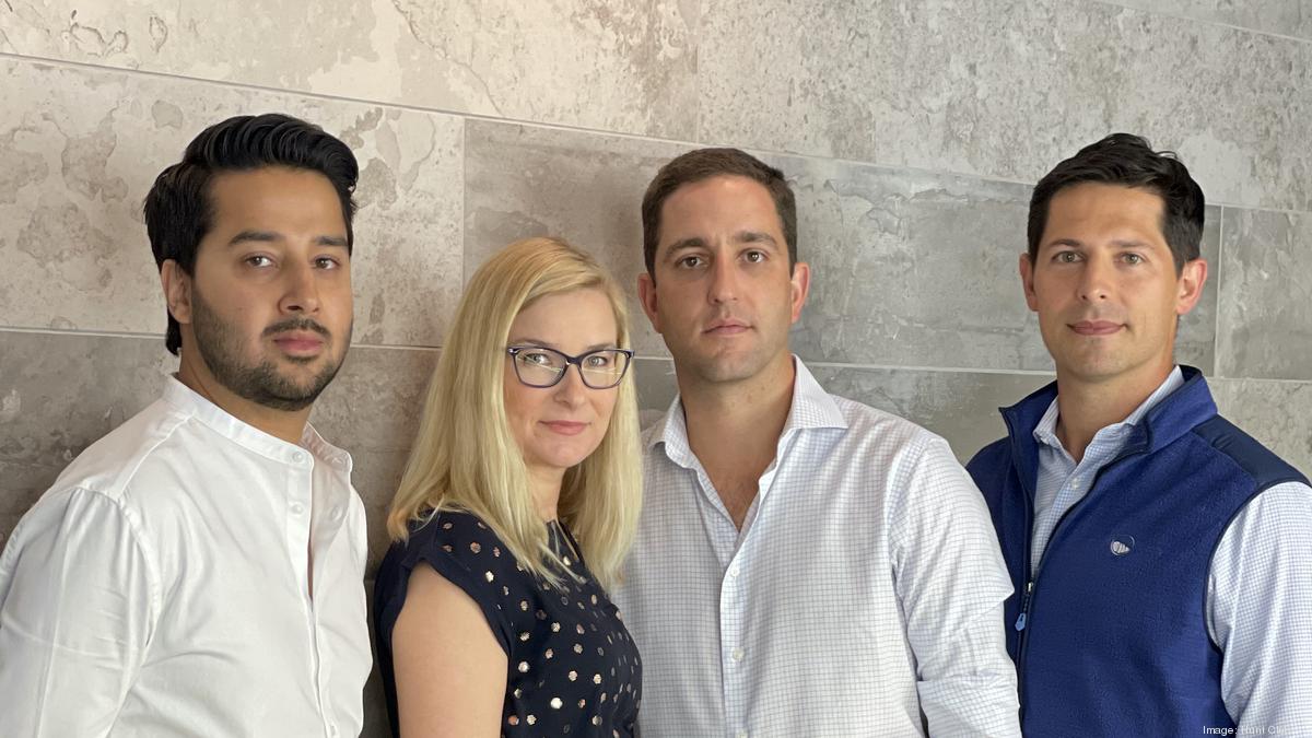 Hunt Club leaders Sami Ahmed, Stephanie Tysdal, Nick Cromydas and Scott Kacyn standing together