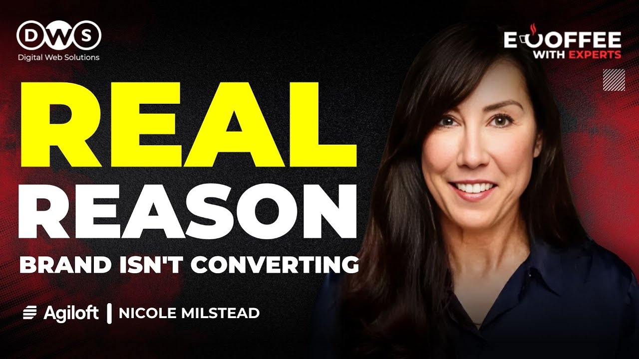 Nicole Milstead pictured in the E-Coffee with Experts interview artwork