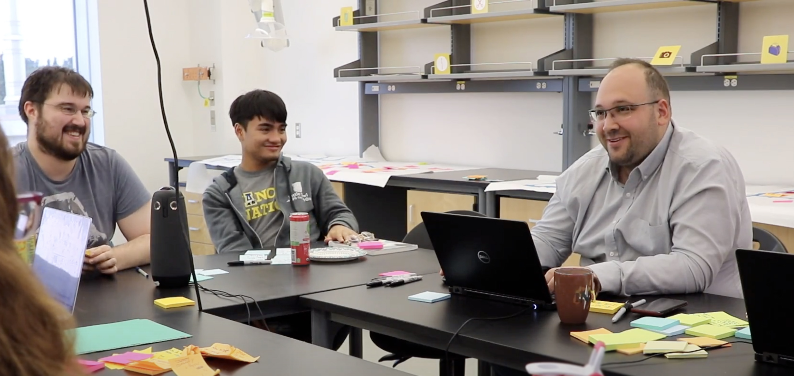 Nigel Sharp, at right, with participants in Alaska’s Students2Startups program