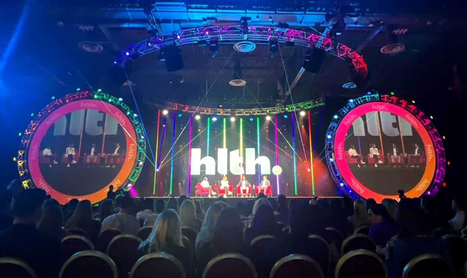 Nimble Works founders on stage