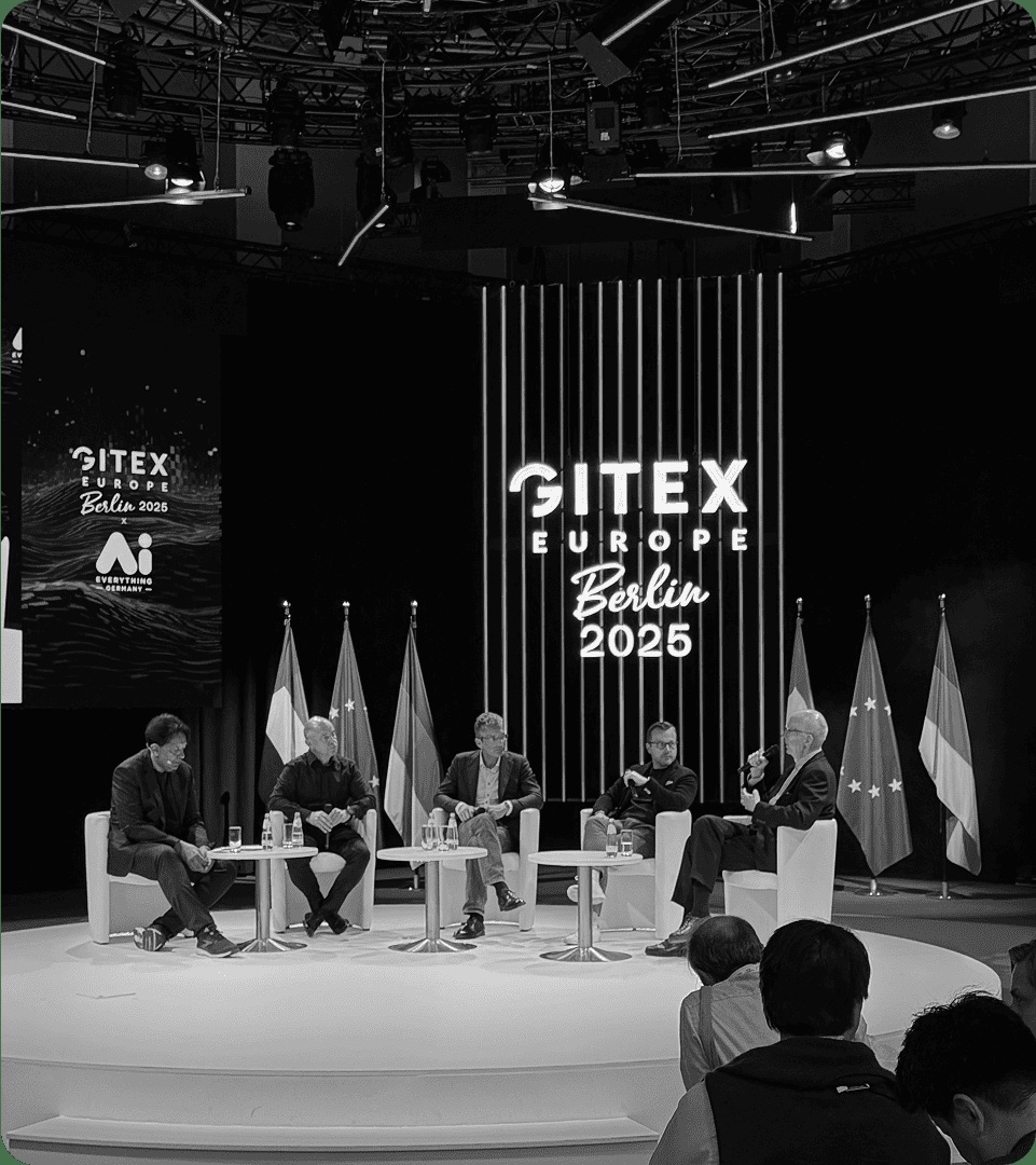 Panel discussion at GITEX Europe in Berlin in 2025