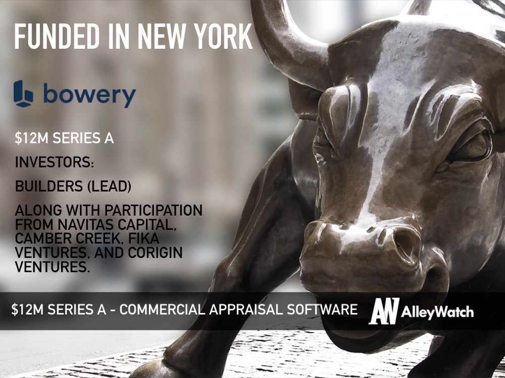 AlleyWatch’s illustration announcing Bowery Valuation’s $12 million Series A
