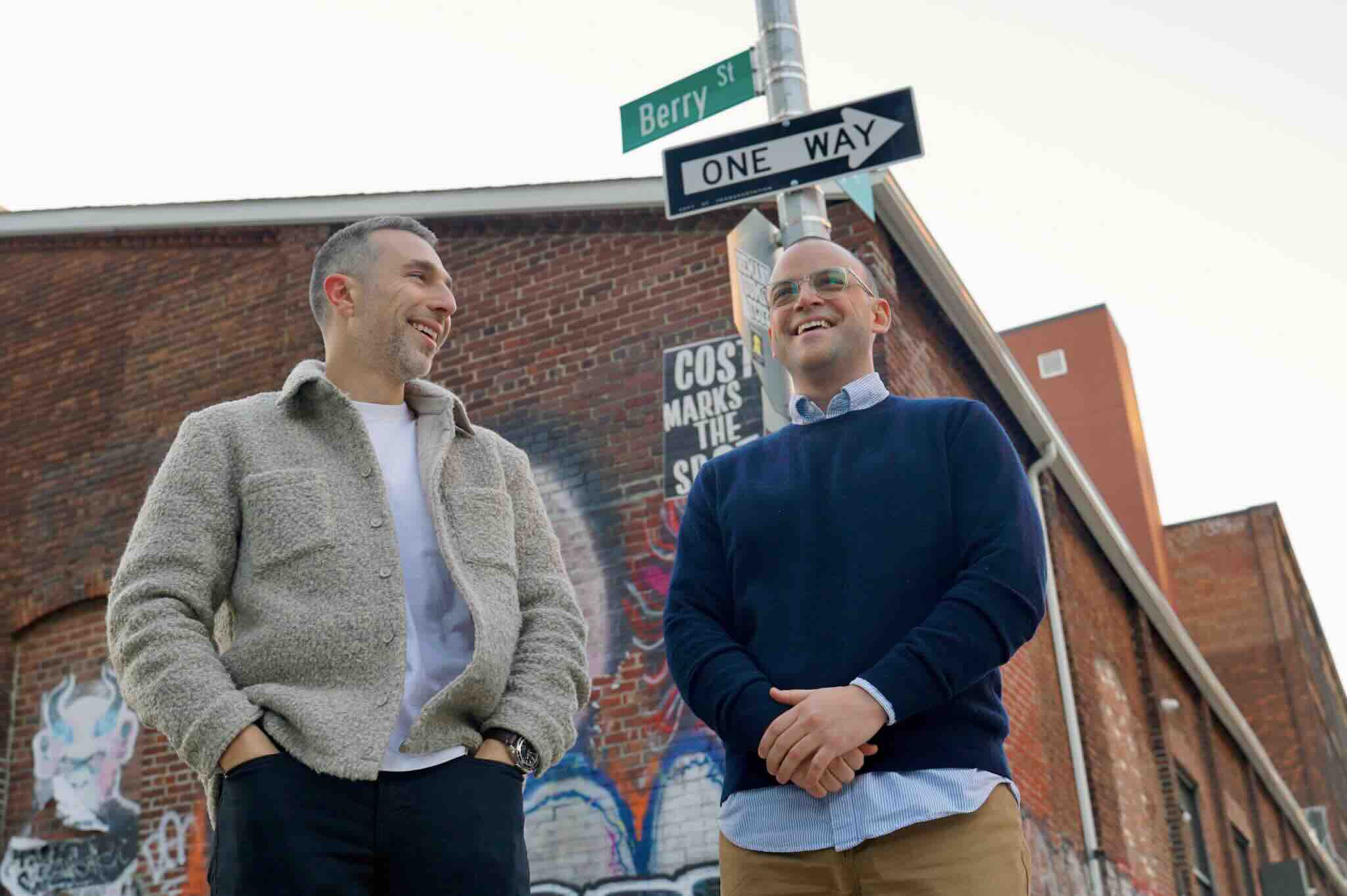 Noah Kotlove, right, with Berry Street co-founder Jesse Rose