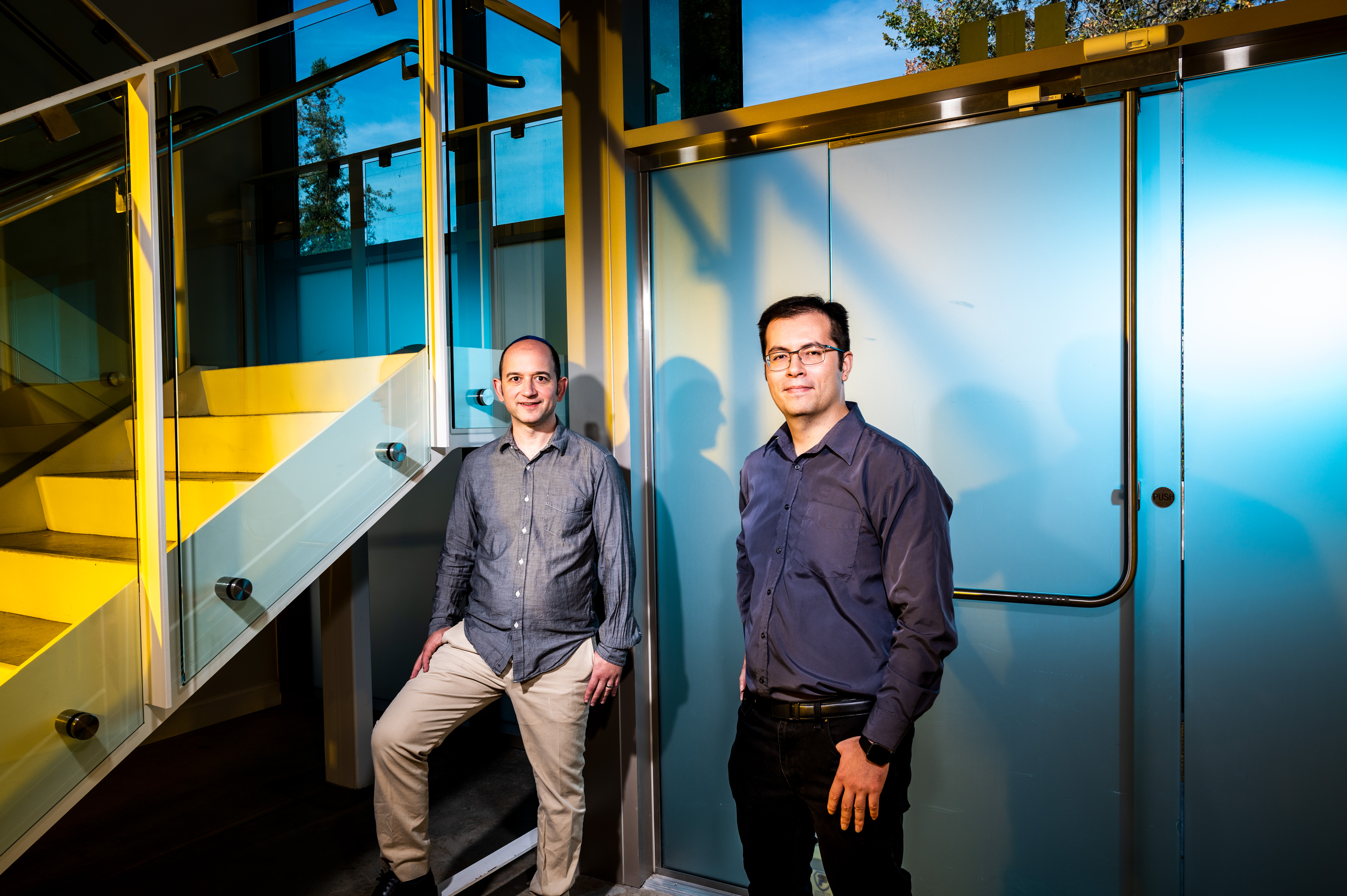 Noam Shazeer and Daniel de Freitas together in an office