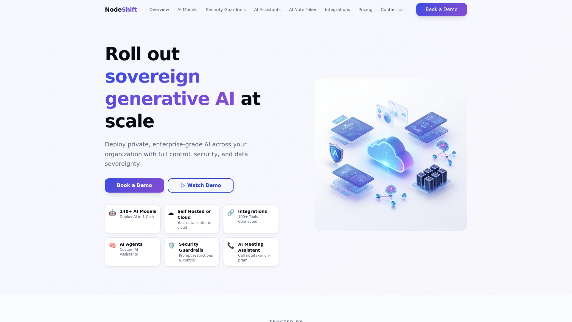 NodeShift sovereign AI cloud platform