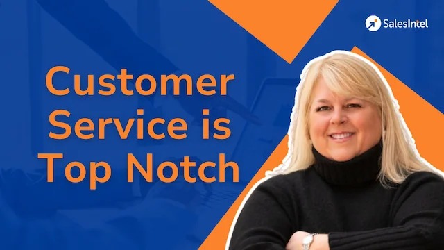 Norah McDonald seated for a SalesIntel customer video