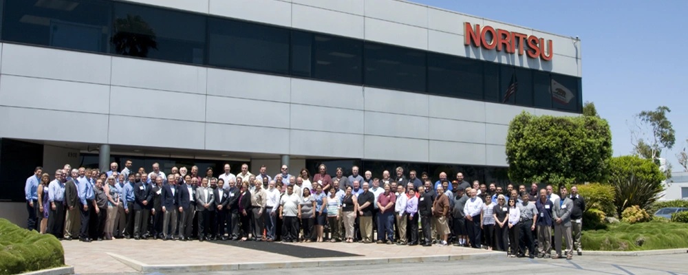 Noritsu Pharmacy Automation team outside its office