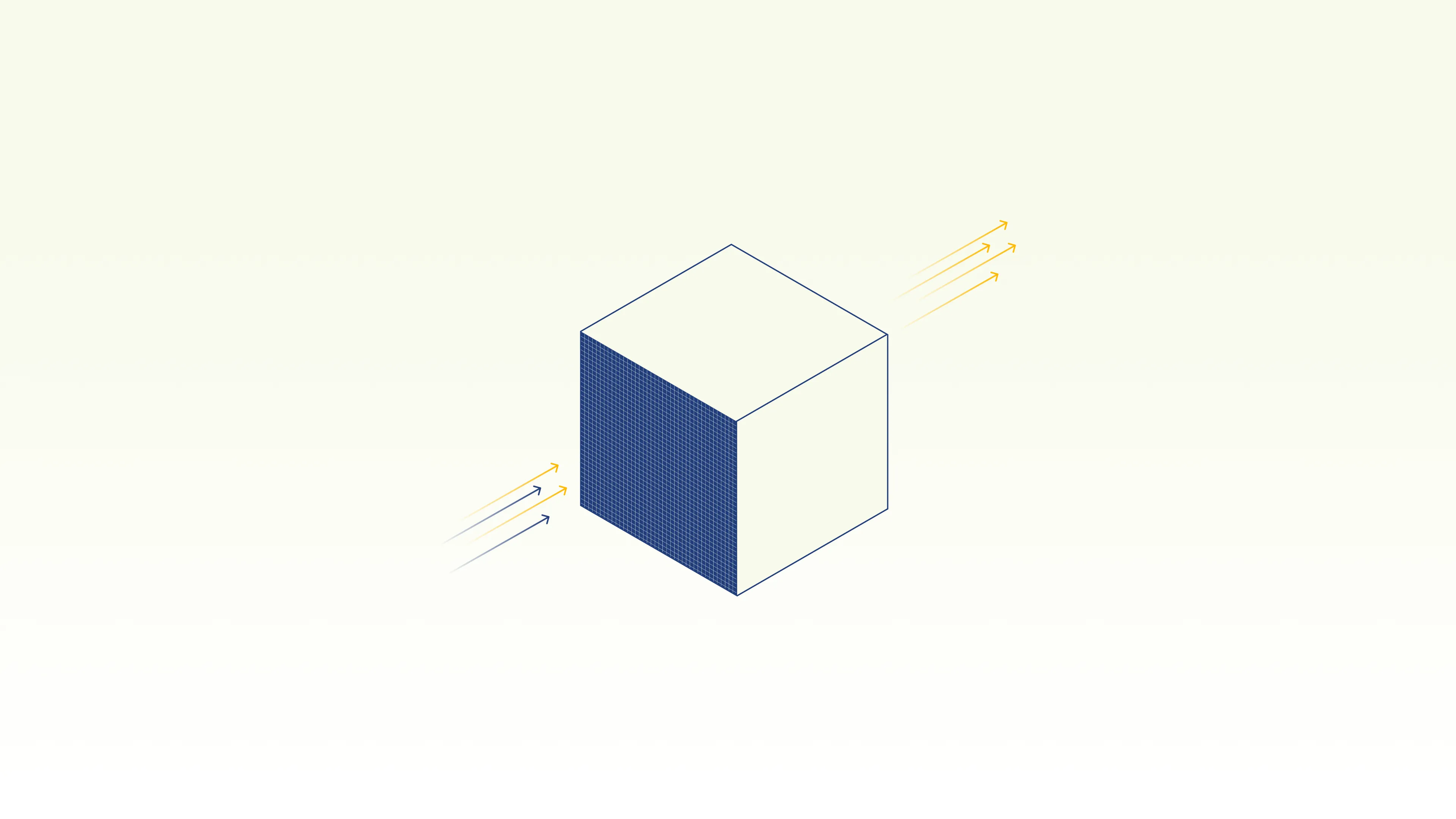 Noya illustration showing air flowing through a honeycomb carbon monolith