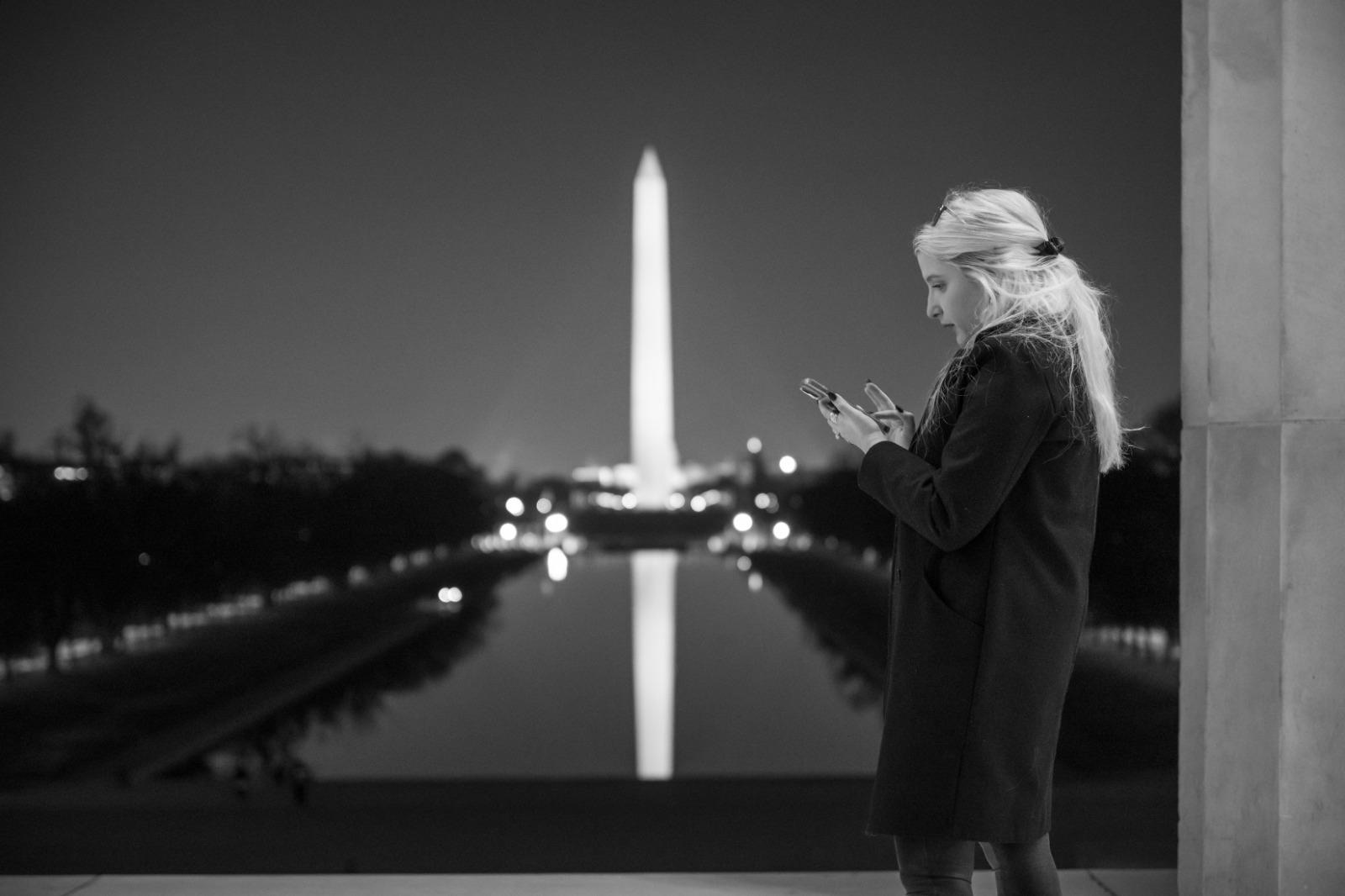 The Noyse team on assignment in Washington, D.C.