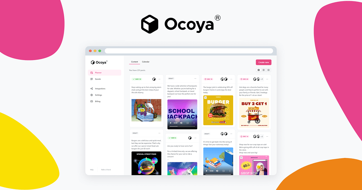 Ocoya Puts the Social Desk in One Tab