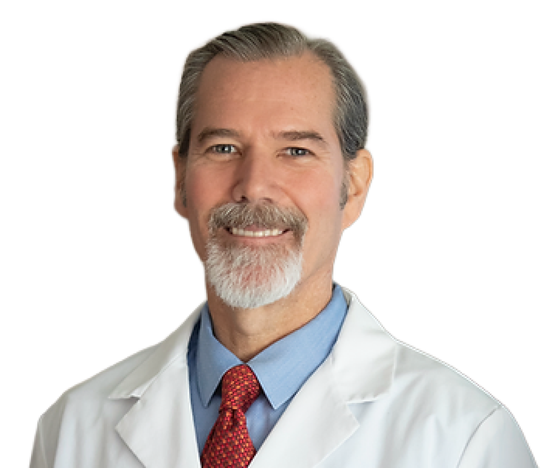 Ognomy founder Daniel Rifkin wearing a white medical coat