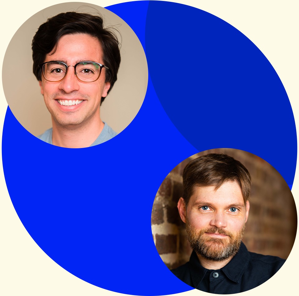 Ohalo co-founders Kyle DuPont and Alistair Jones