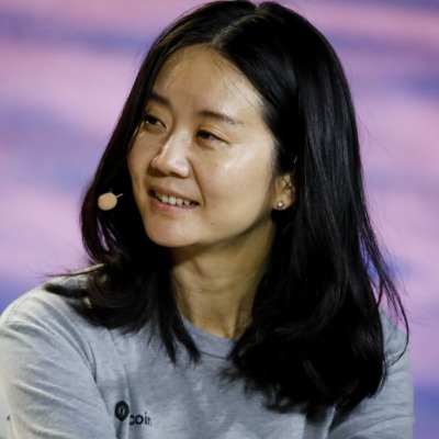 Hong Fang speaking at the 2021 Adopting Bitcoin conference