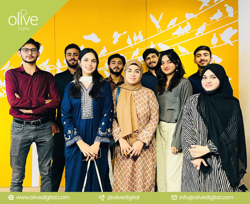 Group photograph shared by Olive Digital for its Talent Ignite 2.0 internship programme