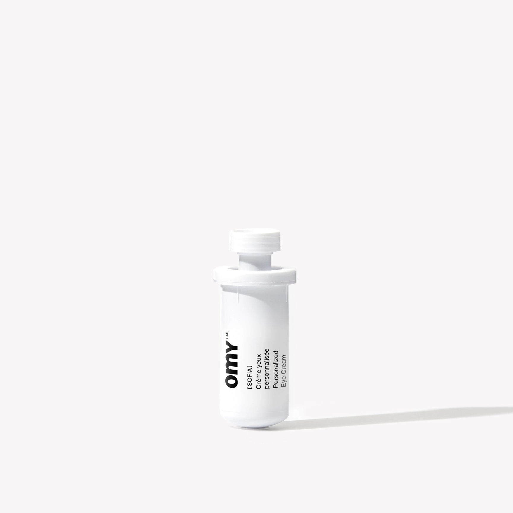 Omy Lab refillable personalized skincare packaging