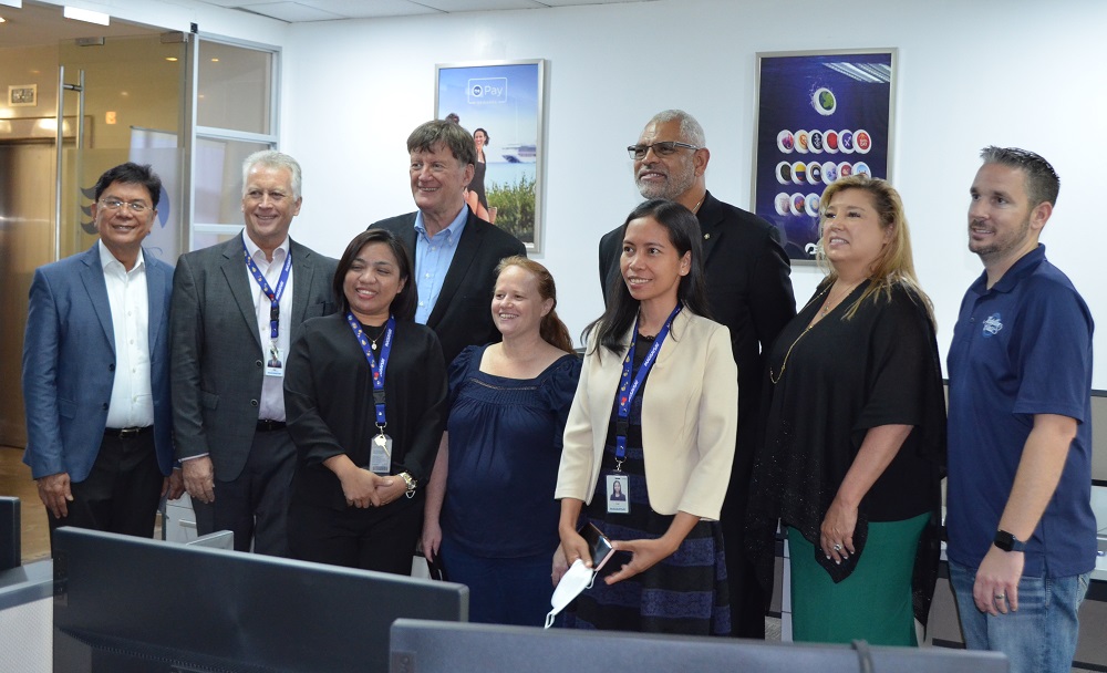 Carnival, GPM and ONE representatives visiting the Manila service office in April 2022