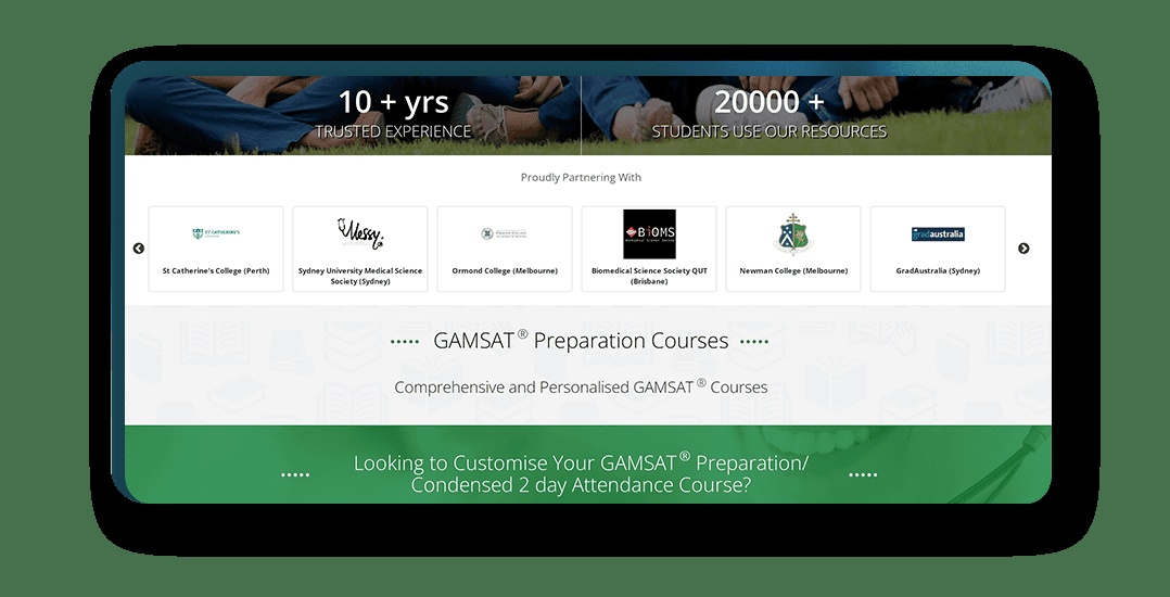GradReady student dashboard shown in OnGraph’s project case study