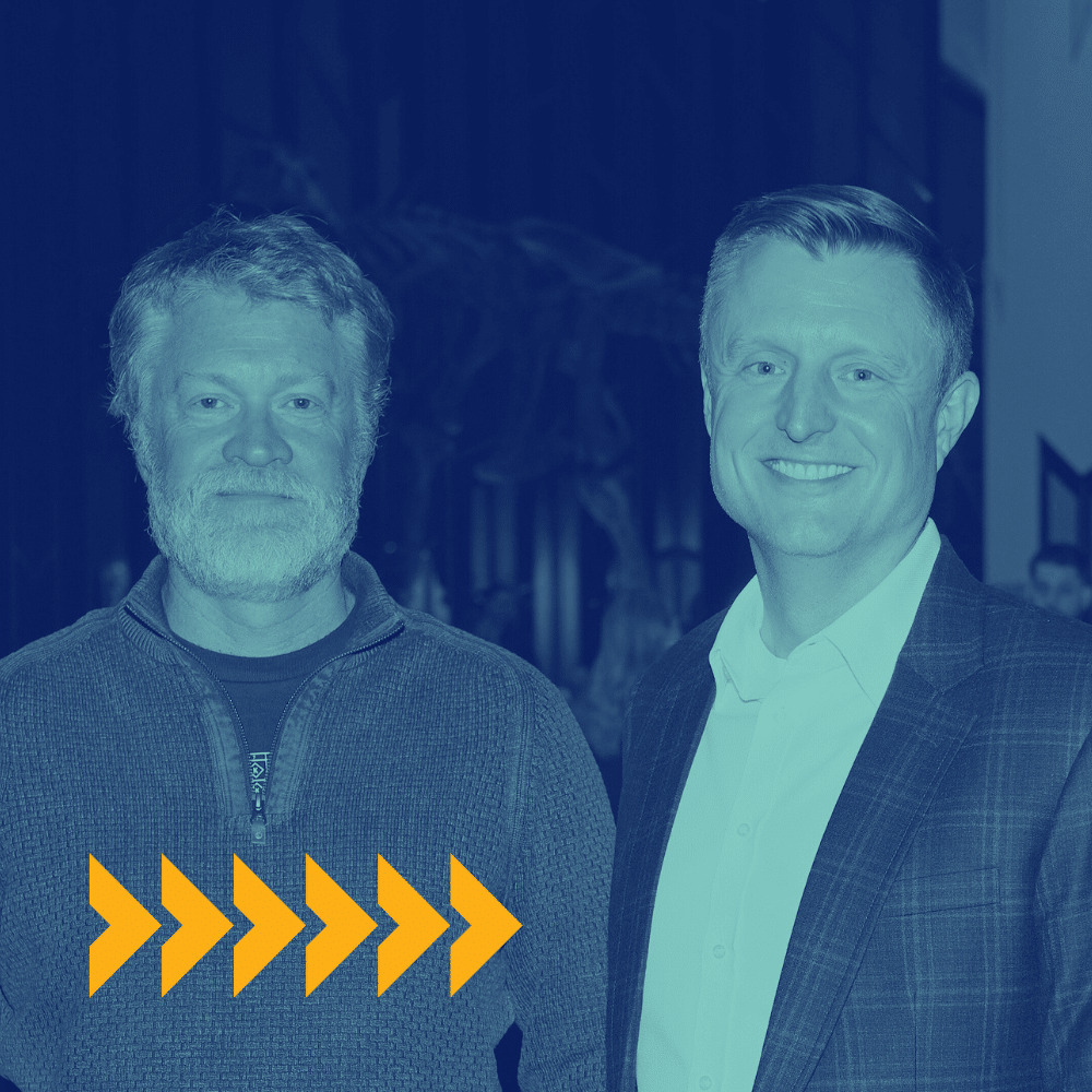 Onspring co-founders Chris Pantaenius and Chad Kreimendahl standing together