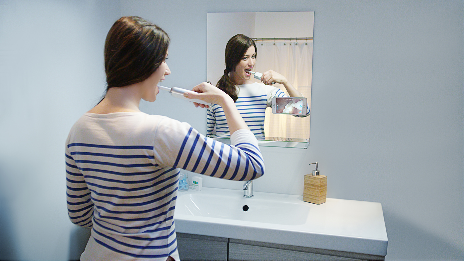 ONVI's Prophix video toothbrush, the company's flagship product